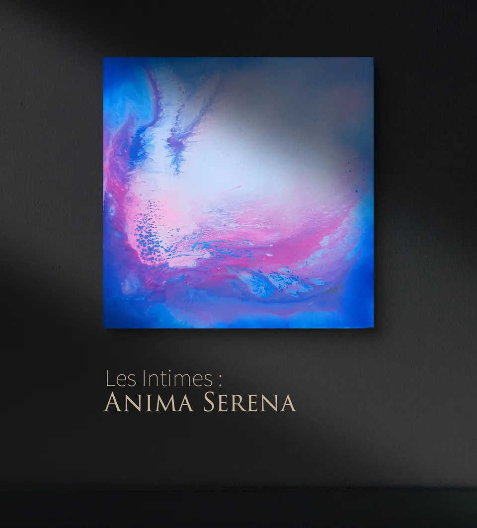 ANIMA SERENA (The serene soul), abstract painting by Beata Wiśniewska-Kowalewska