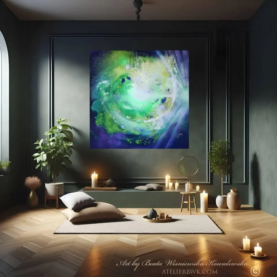 A study, in an interior.