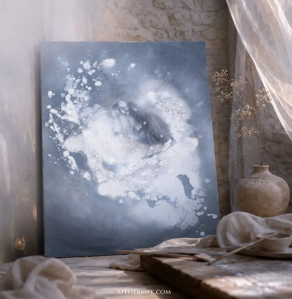 A work from the ABUN cycle in a bright living room