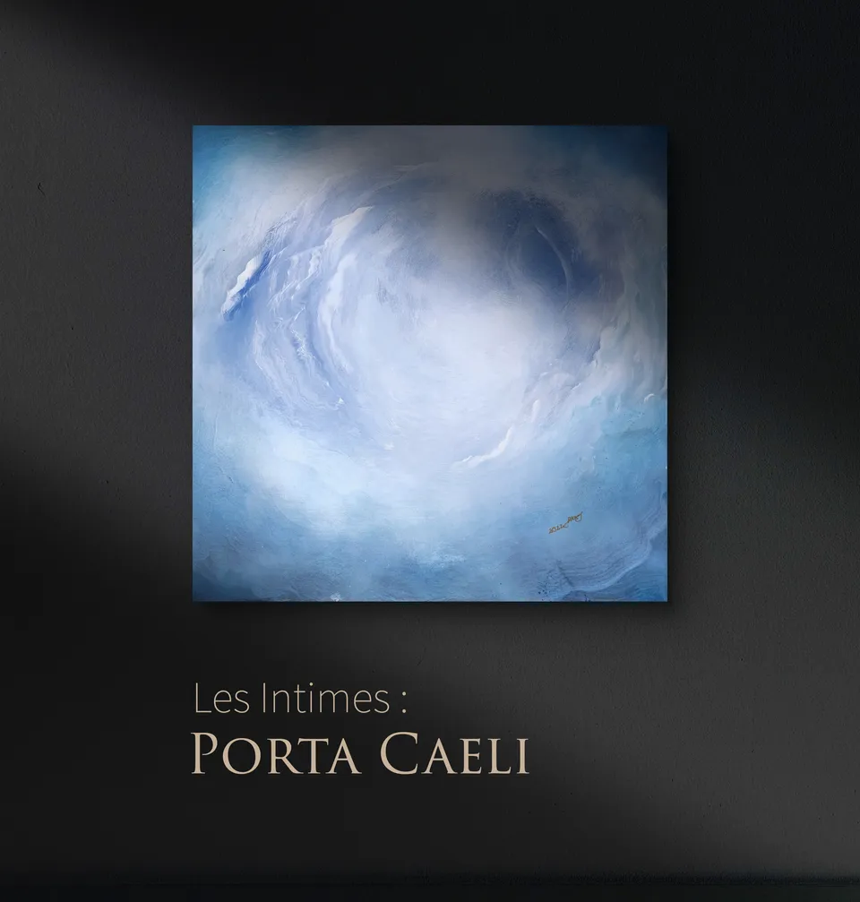 PORTA CAELI II (The gate of heaven), abstract painting by Beata Wiśniewska-Kowalewska